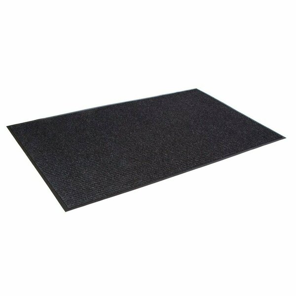 Crown Matting Technologies Needle-Rib 3'x6' Charcoal Scraper/Wiper Mat NR 0036CH